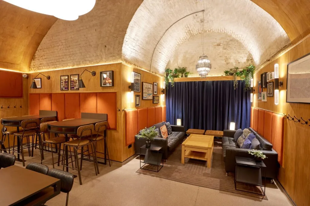 Lounge Sofa Seating at Draughts London Waterloo and Hackney Restaurants