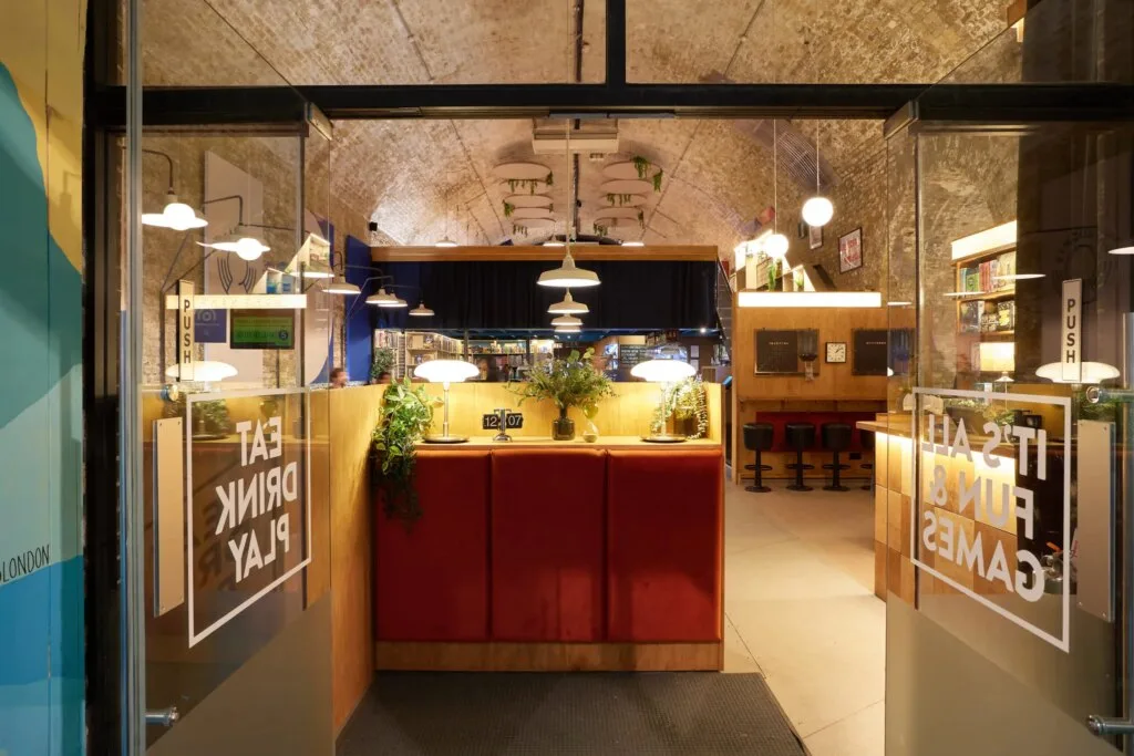 Entrance to Draughts London Waterloo