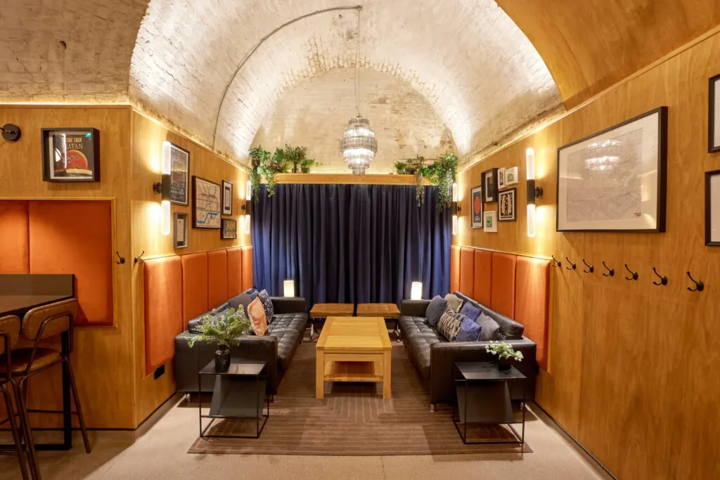 Lounge Sofa Area at Draughts London Waterloo