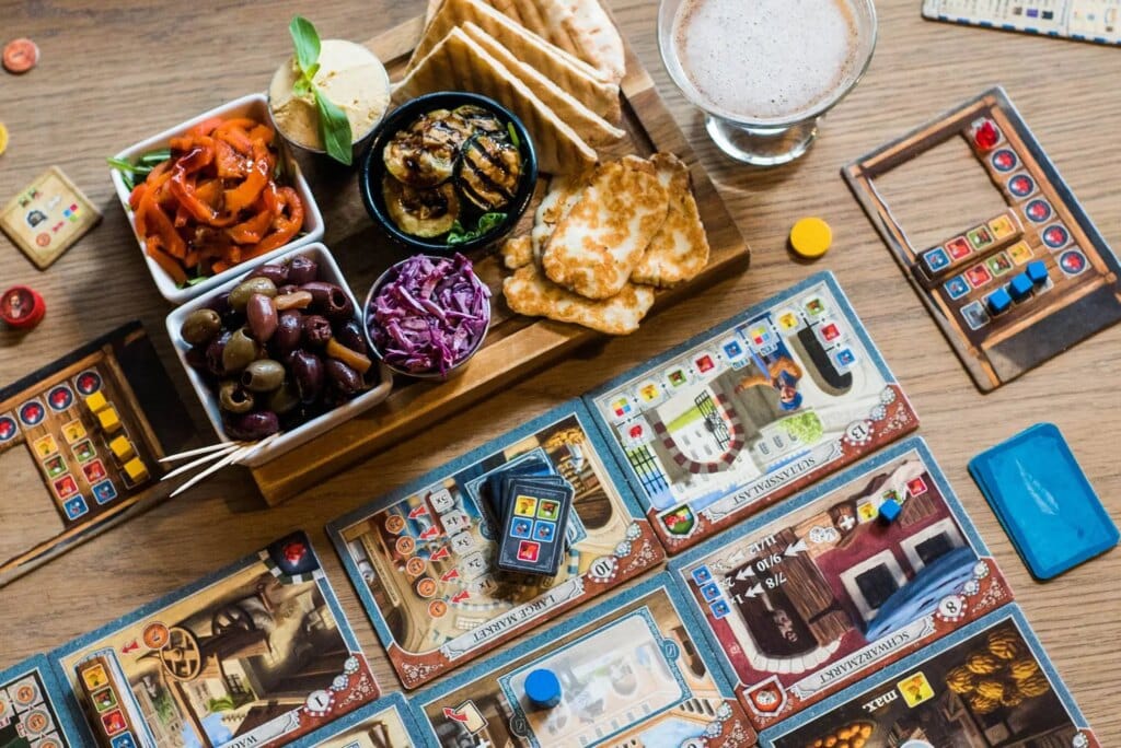Games and Food at Draughts London