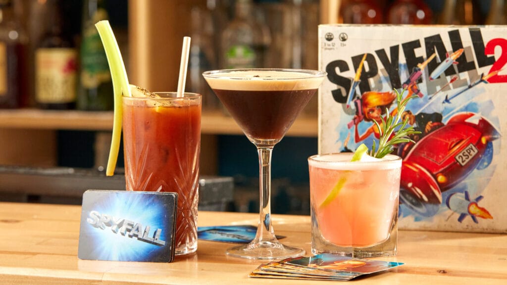 Food drinks and games at Draughts London