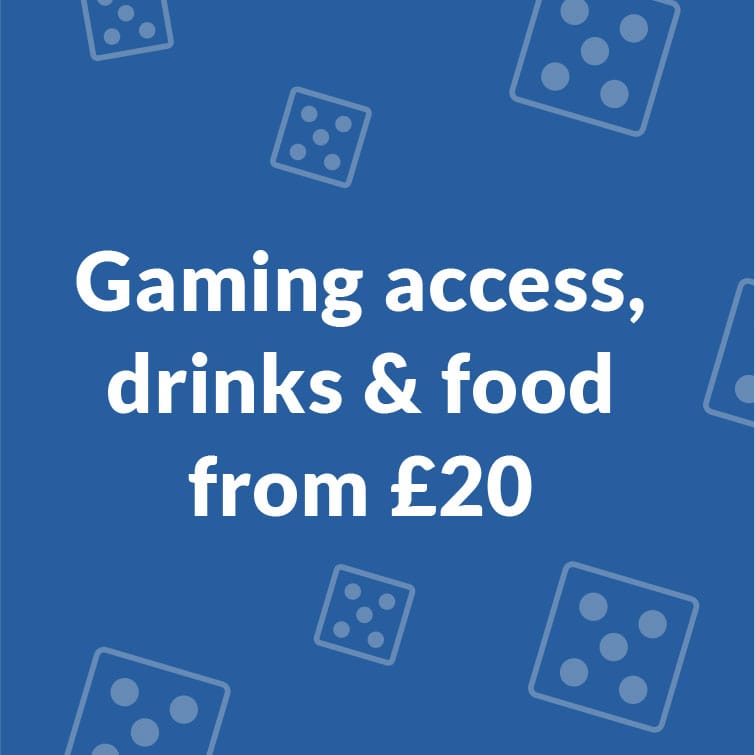 Dry Jan Offer Gaming access drinks and food from £20