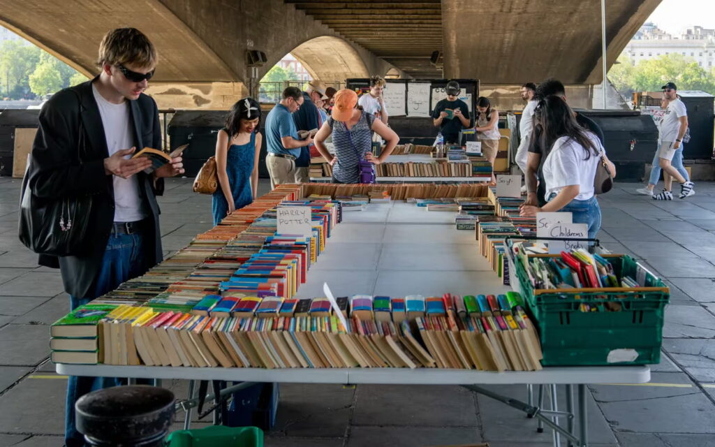 The South Bank Book Market