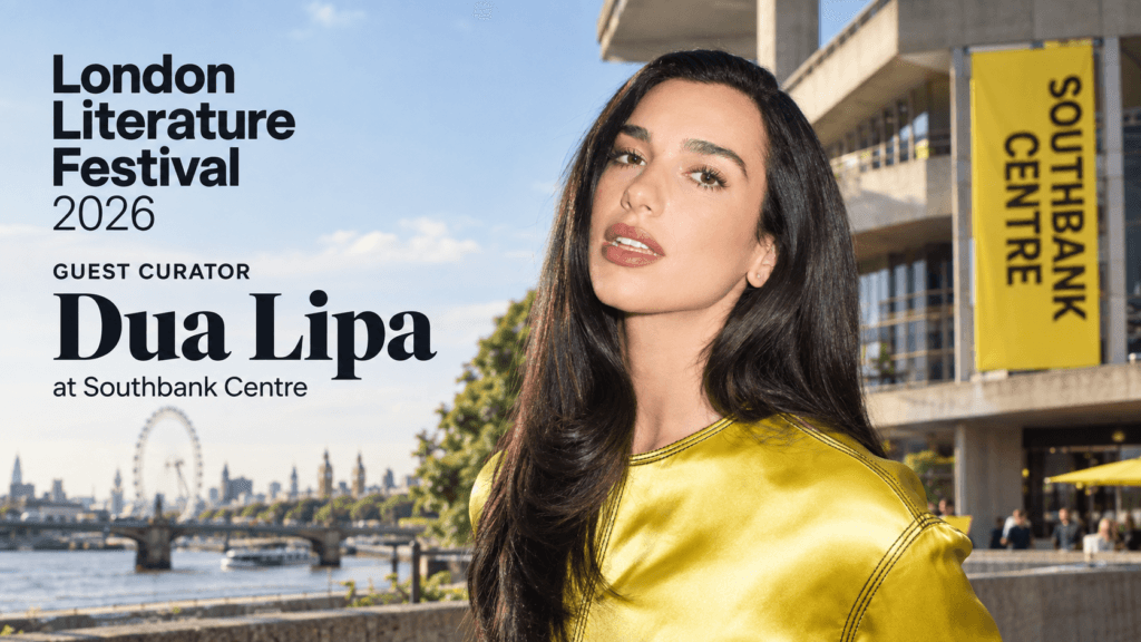 London Literature Festival 2026 guest curator Dua Lipa at Southbank Centre